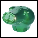 Frederick-Pig-Metallic-Moneybox-Green