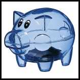Felix-Pig-Transparent-Moneybox-Blue