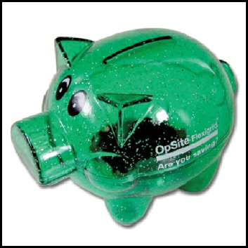 Felix-Pig-Disco-Moneybox-Green-Branded