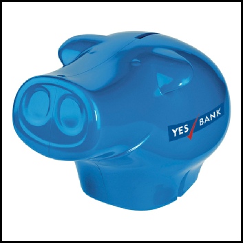 Frederick-Pig-Solid-Moneybox-Blue-Branded
