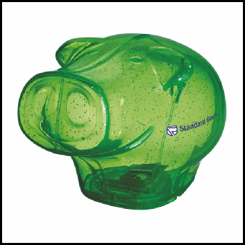 Frederick-Pig-Disco-Moneybox-Green-Branded