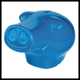 Frederick-Pig-Solid-Moneybox-Blue