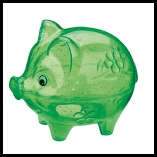 Barry-Pig-Disco-Moneybox-Green