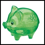 Barry-Pig-Disco-Moneybox-Green