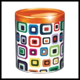 M16-Cylinder-paperinsert-Money-Box-Orange